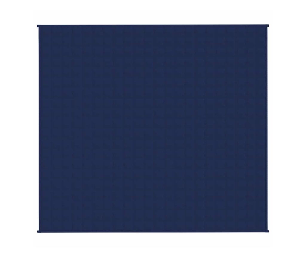 Утежечено одеяло, синьо, 200x225 см, 9 кг, текстилен материал - 3