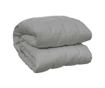 Утежечено одеяло, сиво, 140x200 см, 10 кг, текстилен материал