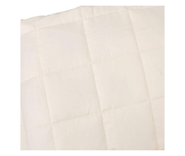 Терапевтично одеяло, светло кремаво, 220x260 см, 11 кг, текстил