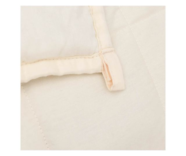 Терапевтично одеяло, светло кремаво, 220x260 см, 11 кг, текстил