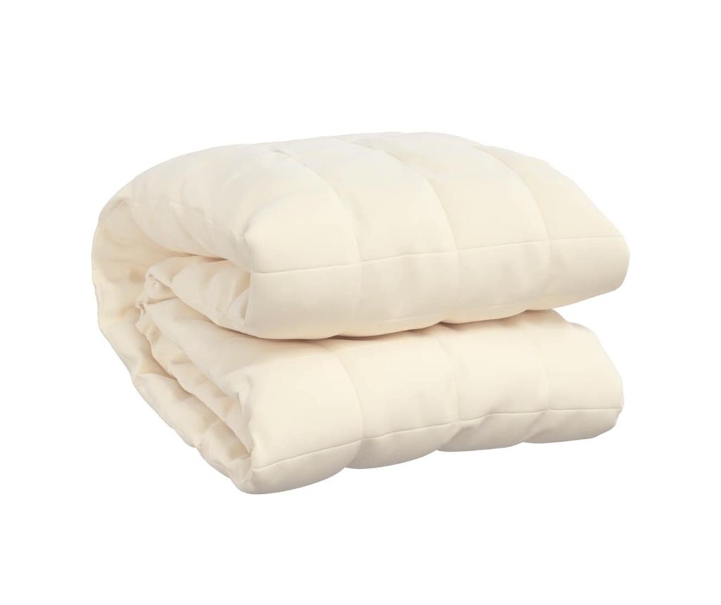Терапевтично одеяло, светло кремаво, 220x260 см, 11 кг, текстил - 2
