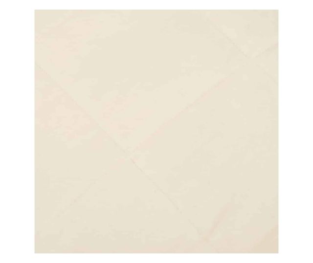 Терапевтично одеяло, светло кремаво, 235x290 см, 11 кг, текстил