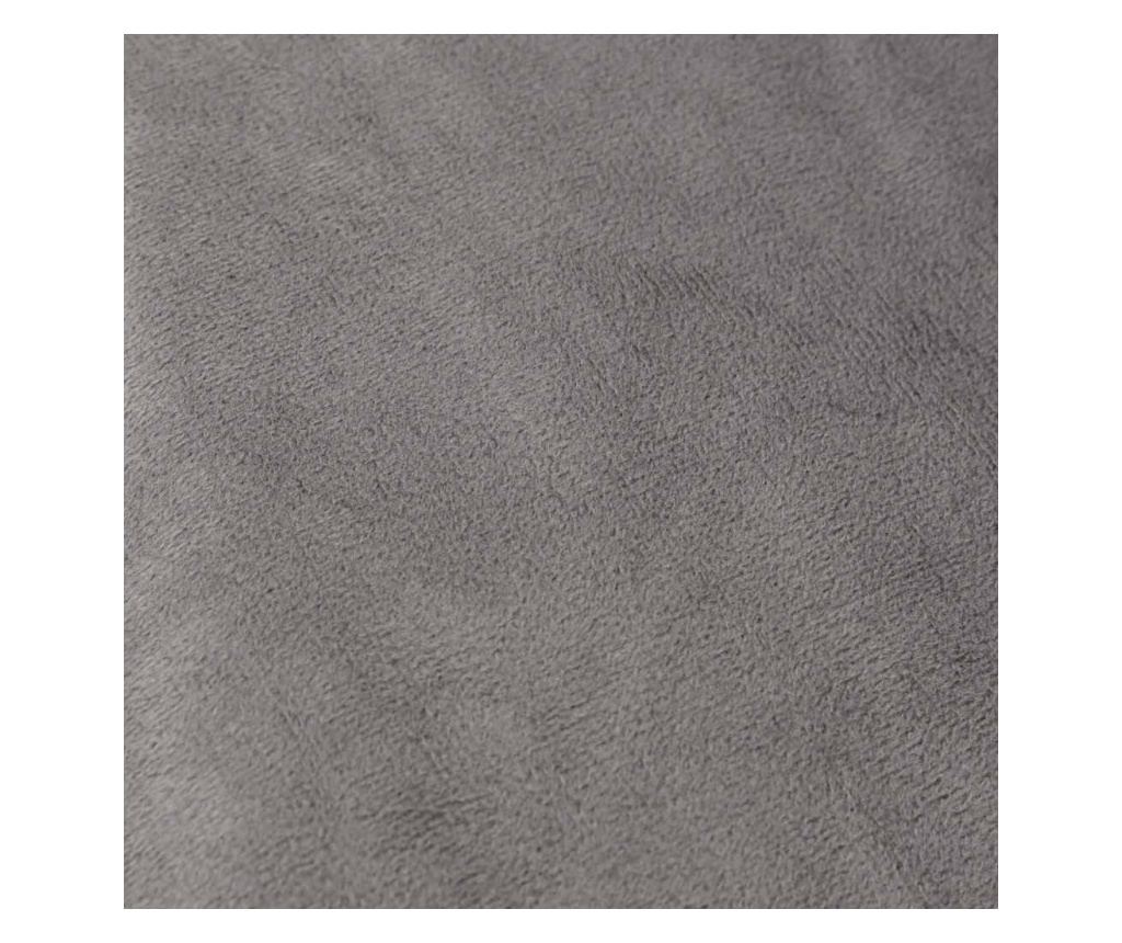 Утеждо одеяло с калъф, сиво, 200x225см, 9кг, текстилен материал - 5