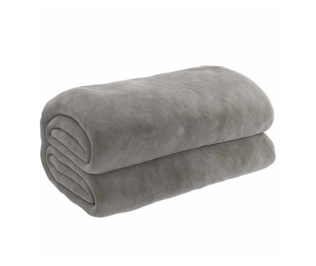 Терапевтично одеяло с калъф, сиво, 140x200 см, 6 кг, текстилен материал