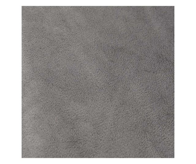 Утеждо одеяло с калъф, сиво, 138x200 см, 6 кг, текстил