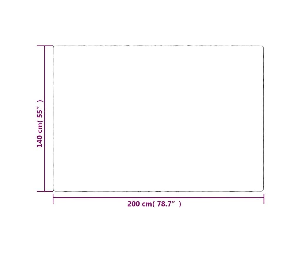 Zátěžová deka s potahem, šedá, 140x200 cm, 6 kg, textilní materiál - 6