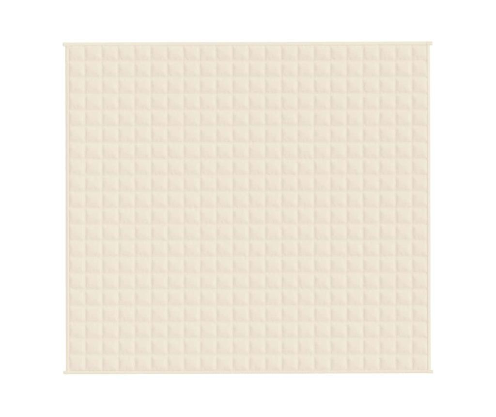 Претеглено одеяло, светло кремаво, 200x225 см, 9 кг, текстил - 3