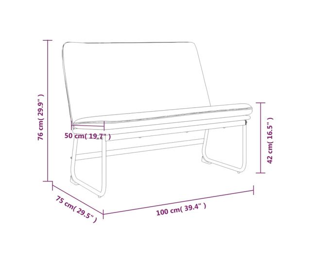 Пейка, тъмнозелена, 100x75x76 см, плат
