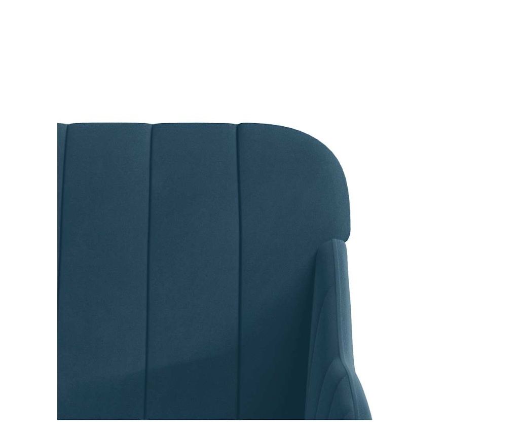 Пейка, синя, 110x76x80 см, кадифе - 6