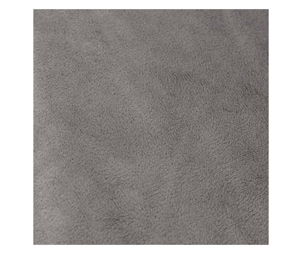 Терапевтично одеяло с калъф, сиво, 200x225 см, 13 кг, текстилен материал - 5