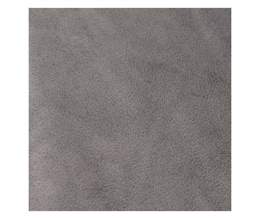 Утежевлено одеяло с калъфка, сиво, 150x200 см, 7 кг, текстил - 5