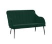 Пейка, тъмнозелена, 110x76x80 см, кадифе thumbnail 2