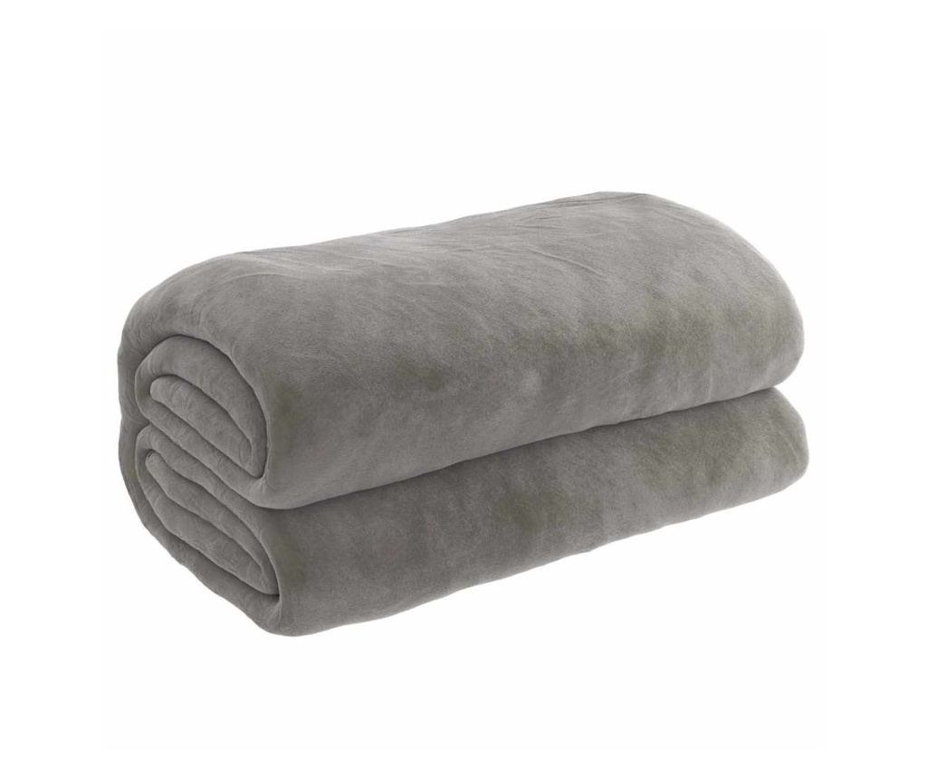 Терапевтично одеяло с калъф, сиво, 200x225 см, 13 кг, текстилен материал - 2