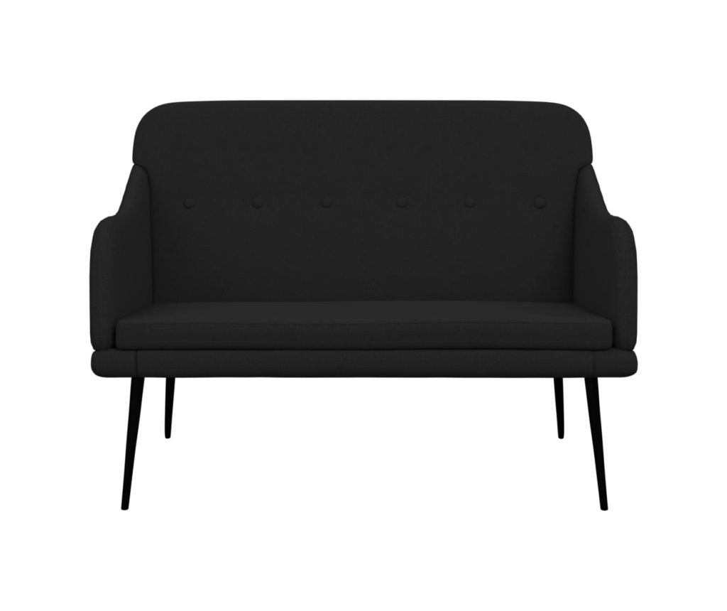 Пейка, черна, 110x76x80 см, текстил - 3