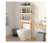 Тоалетна етажерка, 63x26x171 см, Масивна борова дървесина thumbnail 1