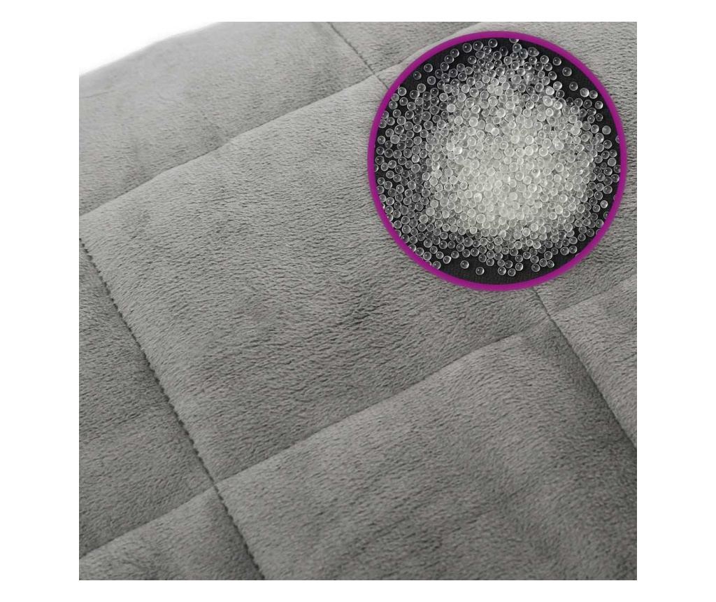 Weighted Blanket, Grey, 235x290 cm, 11 kg, Textile Material - 6