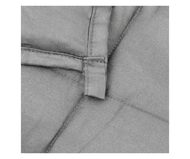 Утежеренo одеяло, сиво, 200x260 см, 11 кг, текстил