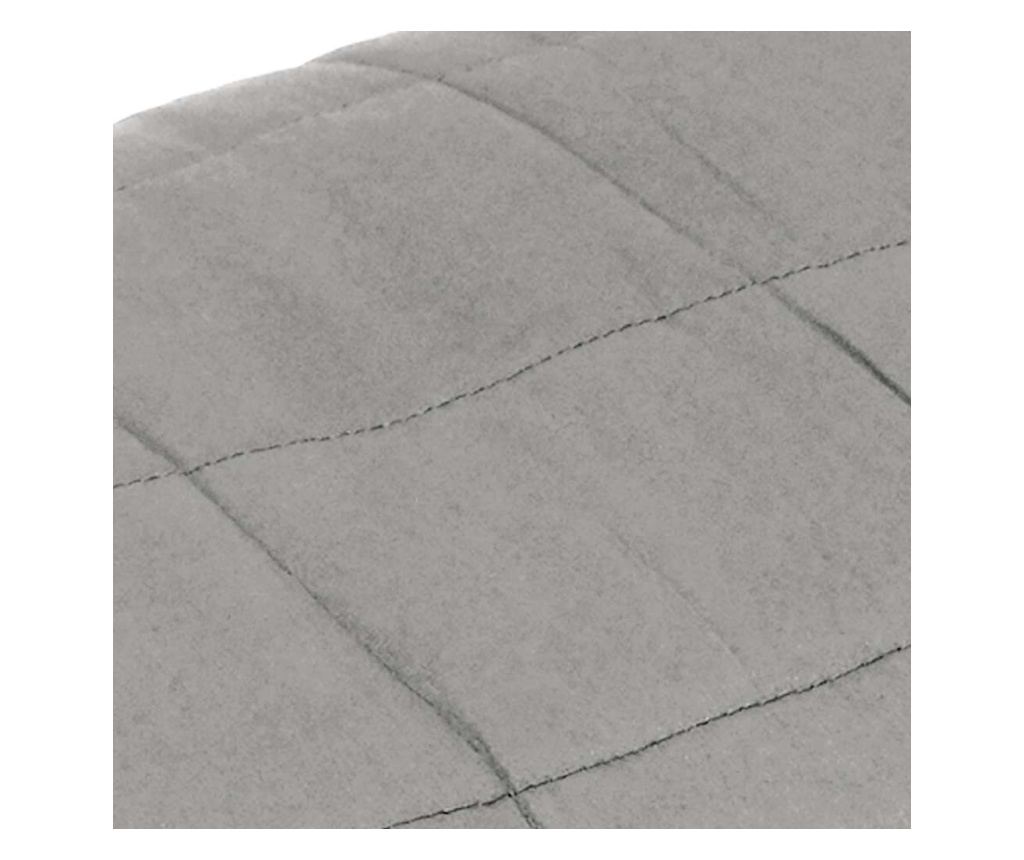 Utješna deka, siva, 200x260 cm, 11 kg, tekstilni materijal - 4