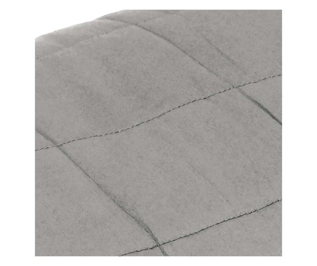 Утежелено одеяло, сиво, 235x290 см, 11 кг, текстил