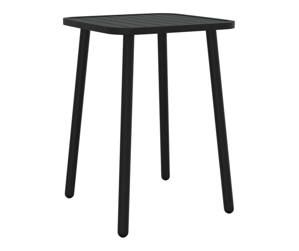 Градински комплект за хранене, 3 части, антрацит, стомана - 7