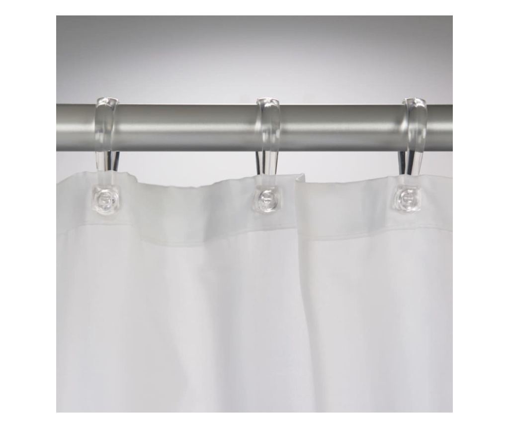 Душ завеса Sealskin Marrakech, сребриста, 180 см - 3