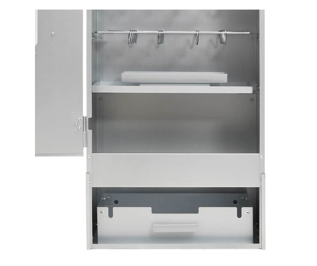 Пушилка за барбекю с маса, поцинкована стомана - 4