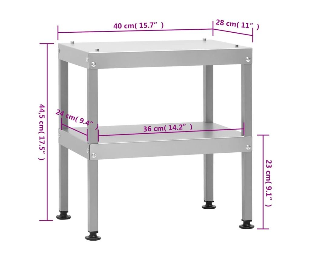Пушилка за барбекю с маса, поцинкована стомана - 11