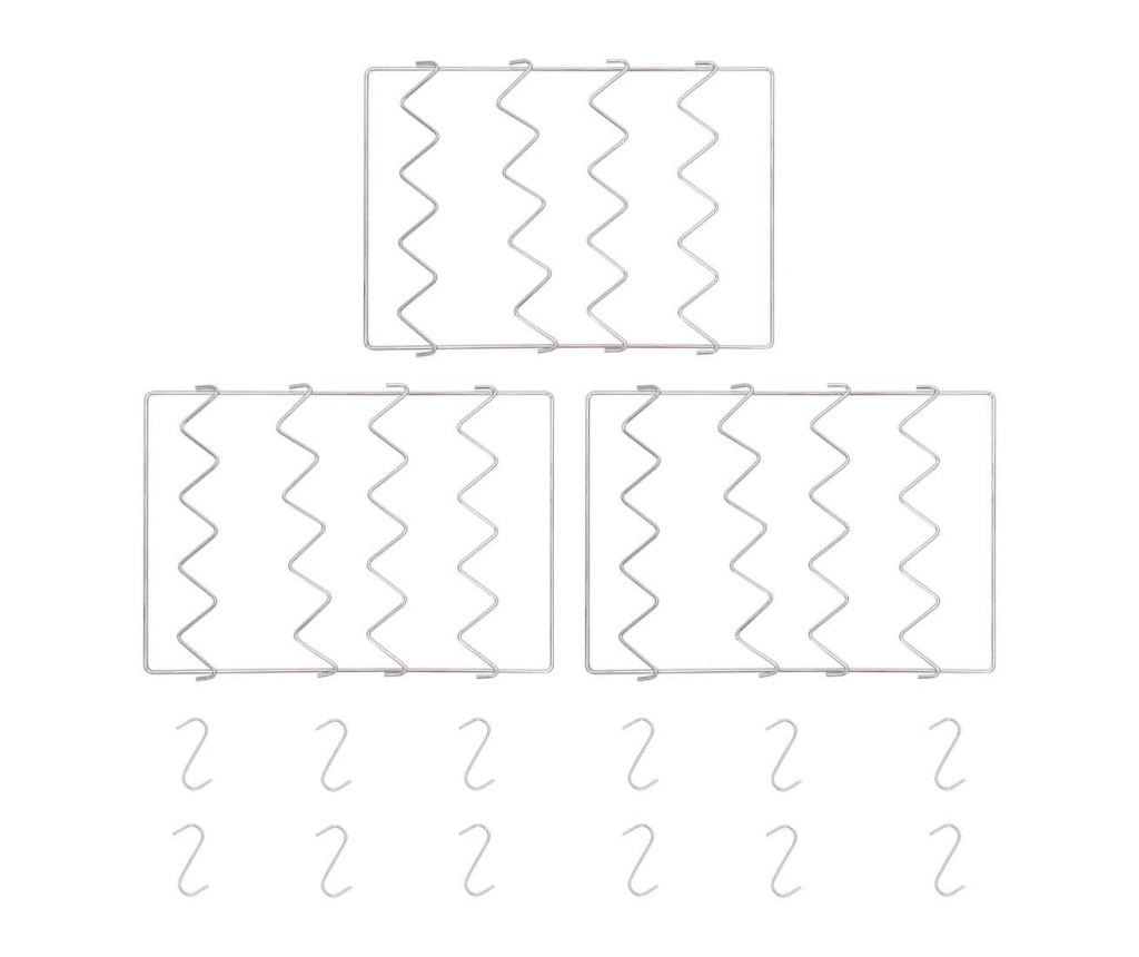 Afumătoare grătar cu așchii lemn 44,5x29x110 cm oțel galvanizat - 11