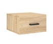 Стенна нощна шкафче, дъб сонома, 35x35x20 см thumbnail 2