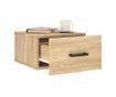 Стенна нощна шкафче, дъб сонома, 35x35x20 см thumbnail 4