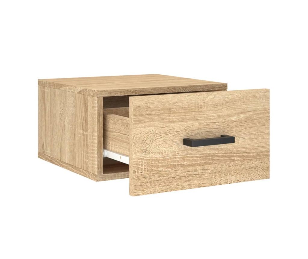 Стенна нощна шкафче, дъб сонома, 35x35x20 см - 6