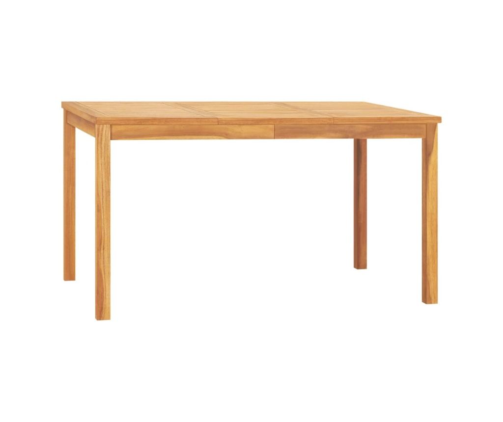 Градински комплект за хранене, масивен тик, 5 части - 9