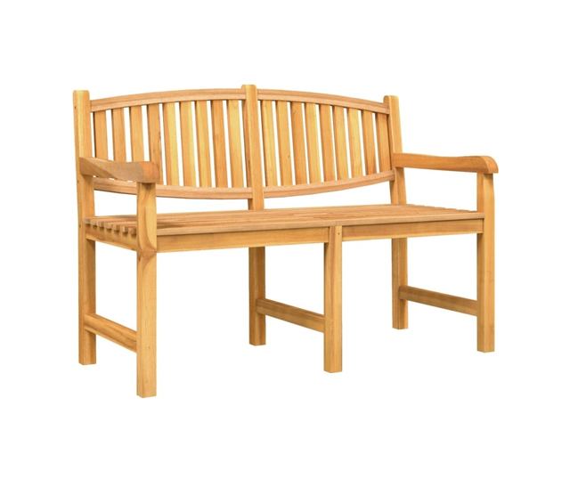 Градински комплект, Масивно тиково дърво, 5 части