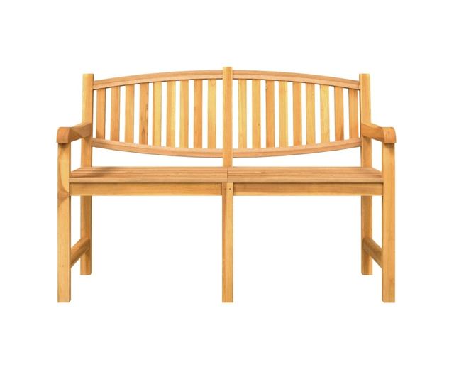 Градински комплект, Масивно тиково дърво, 5 части