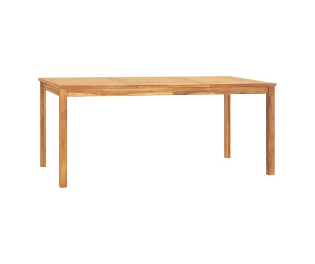 Градински комплект, Масивно тиково дърво, 5 части