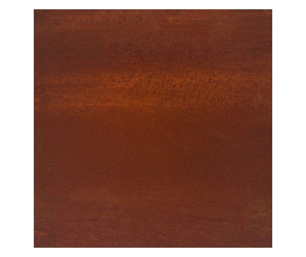 Повдигната градинска леха, 100x100x18.5 см, Кортенова стомана - 2