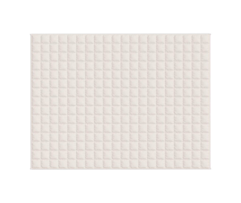 Терапевтично одеяло, светло кремаво, 150x200 см, 7 кг, текстил - 3
