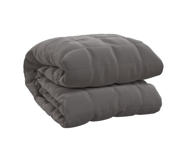 Терапевтично одеяло, сиво, 235x290 см, 11 кг, текстил