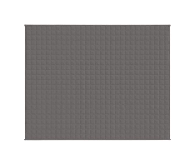 Терапевтично одеяло, сиво, 235x290 см, 11 кг, текстил