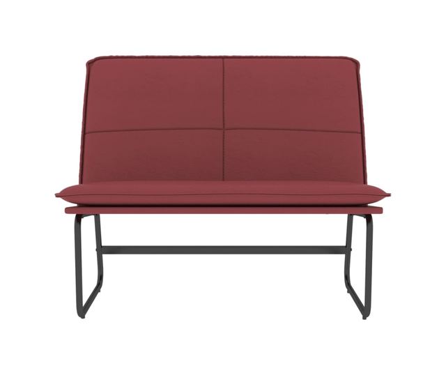 Диван, бордо, 100x75x76 см, еко кожа