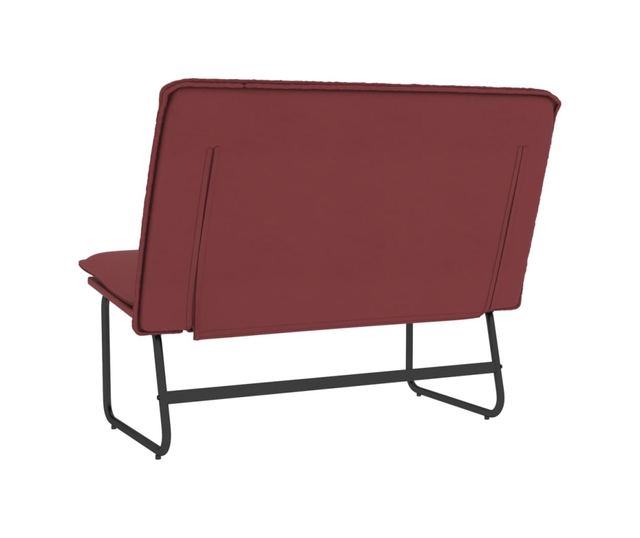 Диван, бордо, 100x75x76 см, еко кожа