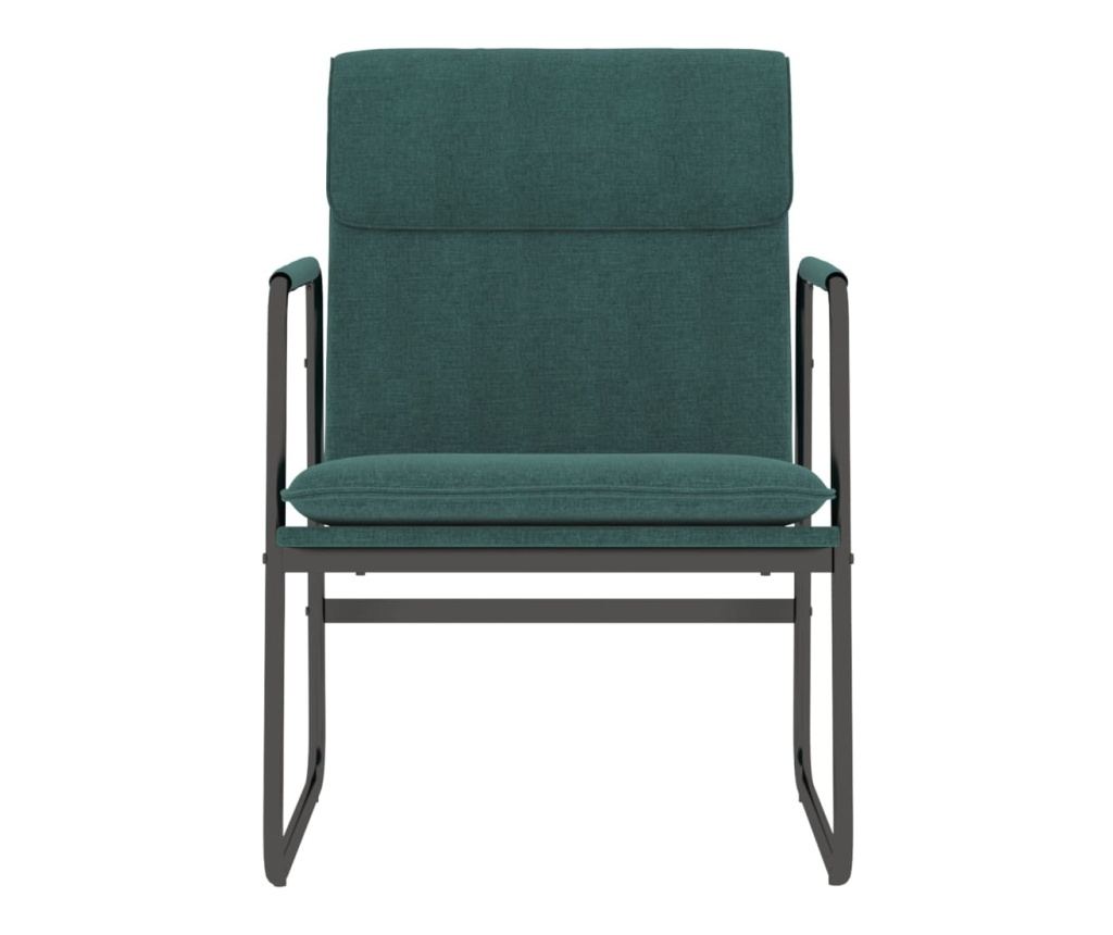 Фотьойл, тъмнозелен, 55x64x80 см, плат - 3