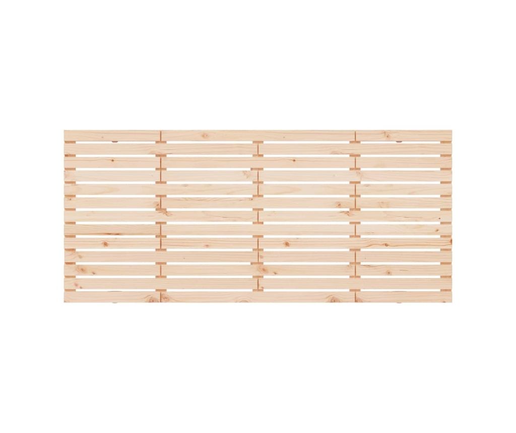 Табла за легло, 186x3x91.5 см, Масивна борова дървесина - 4