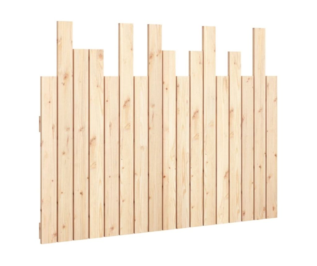 Табла за легло, 108x3x80 см, Масивна борова дървесина - 2