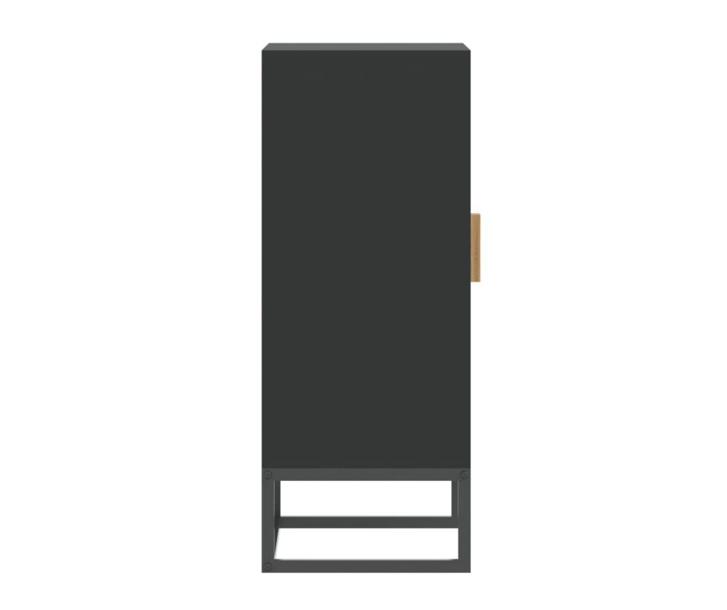Servantă, negru, 60x30x75 cm, lemn prelucrat - 5