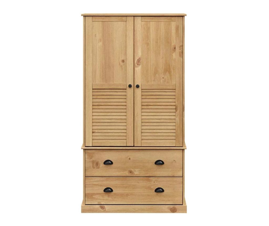 Szafa VIGO, 90x55x176 cm, lite drewno sosnowe - 4