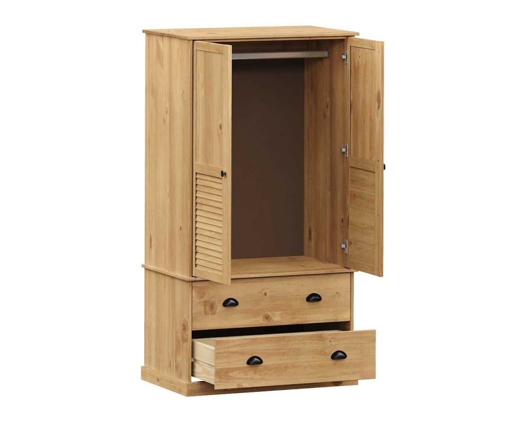 Szafa VIGO, 90x55x176 cm, lite drewno sosnowe - 5