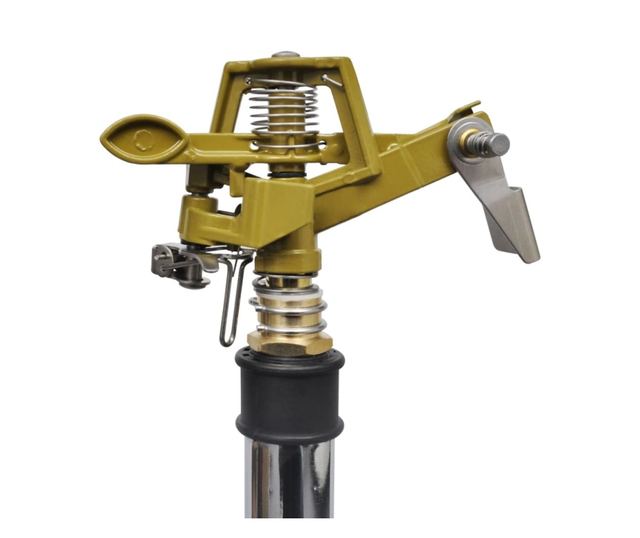 Цинков импулсен разпръсквач за градина на статив