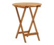 Сгъваем комплект за бистро, 3 части, масивно акациево дърво