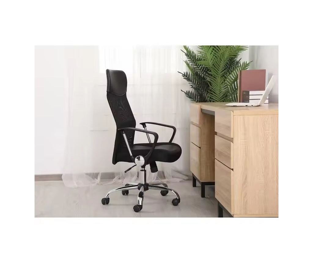 Ergonomski pisarniški stol TAZZ Mreža/Eco-usnje Črna - 9